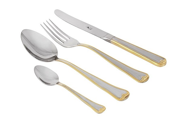 Набор столовых приборов на 6 персон Face Falperra Gold 24 предмета