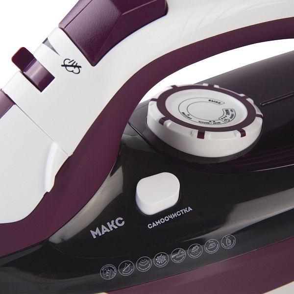 Утюг Galaxy тёмно-сливовый