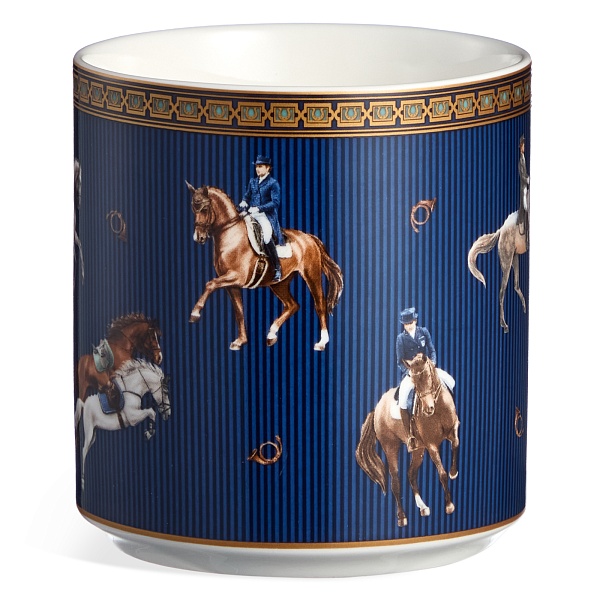 Кружка 400 мл Lefard Horse Club синяя