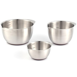 Набор мисок для смешивания solvy, 3 шт.