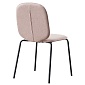 Стул oswald, бежево-розовый, рогожка