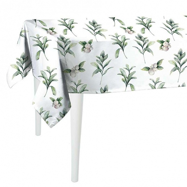Скатерть 140 x 180 см Mike & Co New York Basic Greens ягоды