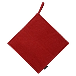 Прихватка из хлопка 22 x 22 см Tkano красный