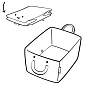 Коробка для хранения детская Reisenthel Storagebox Cats and dogs mint