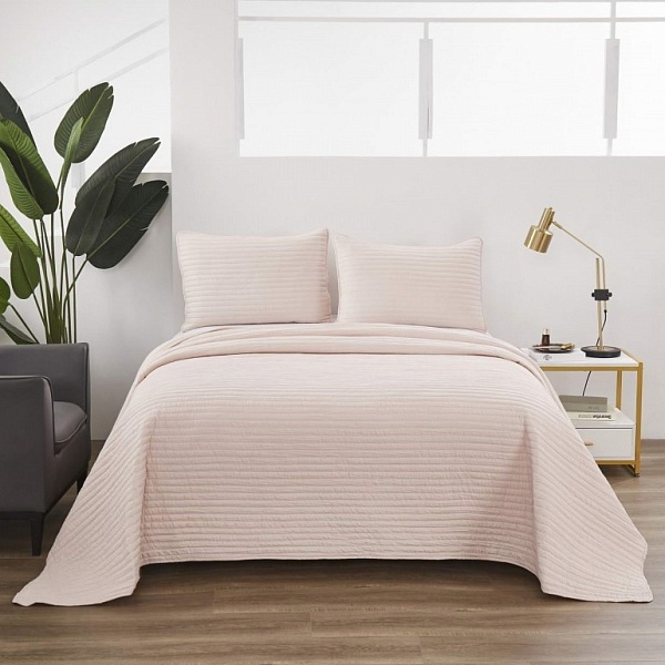 Комплект покрывало и наволочка 160 х 220 см Sofi de Marko Фрида пудра