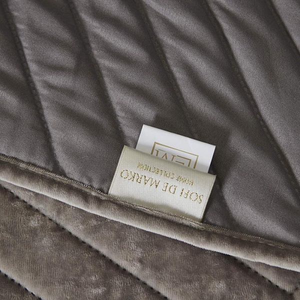 Комплект покрывало и наволочка 160 х 220 см Sofi de Marko Фернанд бежевый