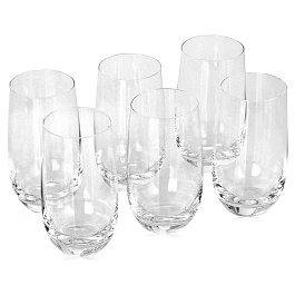 Набор стаканов высоких 6шт 350 мл Familia хрустальное стекло прозрачный
