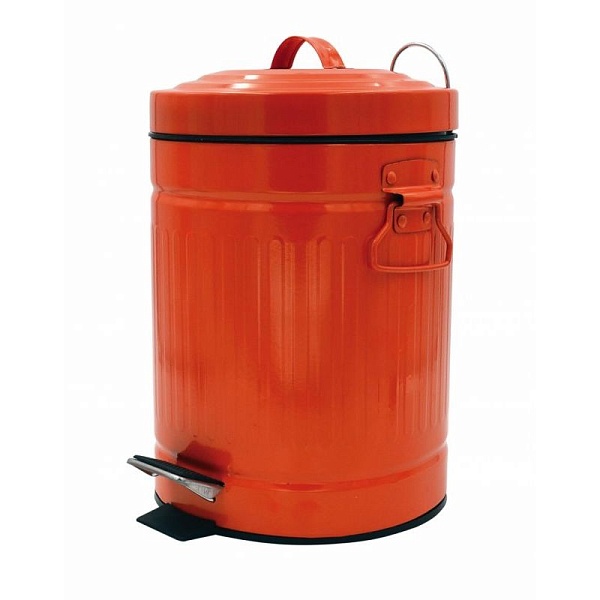 Ведро для мусора оранжевое 5 л Ridder Pumba 
