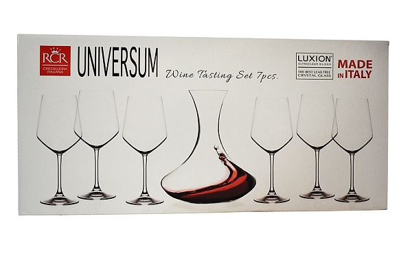 Набор для вина RCR Universum декантер + бокалы 6 шт