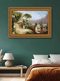 Репродукция картины 35х50 см "Голландский парк"