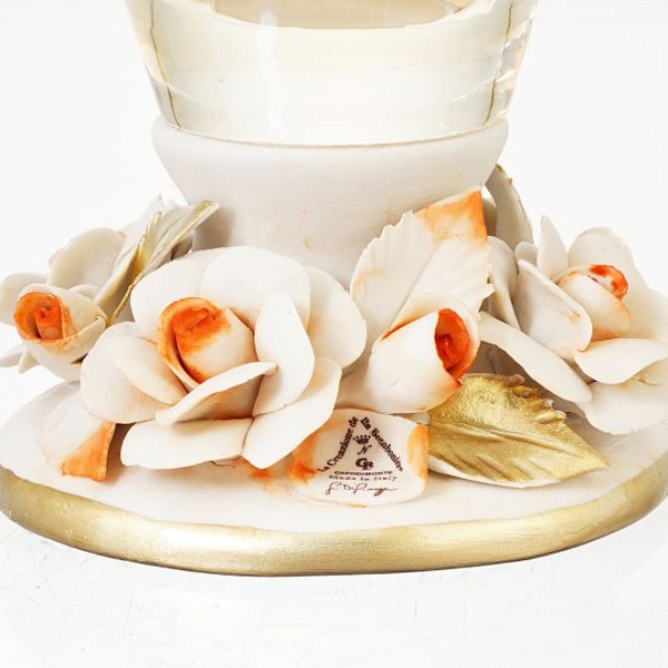 Ваза 40 см White Cristal Янтарь