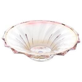 Фруктовница 30 см Bohemia Gold Picadelli розовый