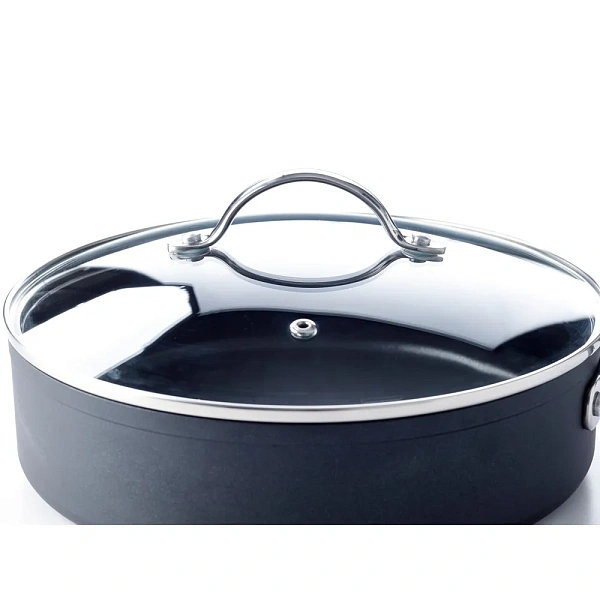 Сковорода с крышкой глубокая 24 см Brabantia Chrome