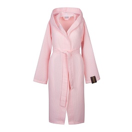 Халат вафельный с капюшоном Sofi de Marko Наоми L пудра