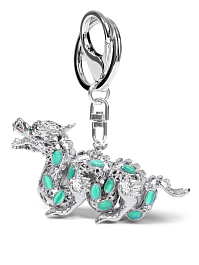 Брелок Дракон Дельфи Silver