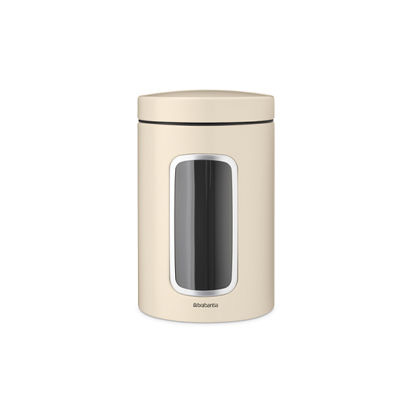 Контейнер для сыпучих продуктов с окном 1,4 л Brabantia светло-бежевый