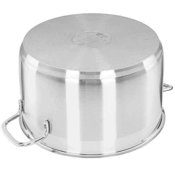 Кастрюля нерж 6,3л 24 x 14 см SENSO стеклянная крышка