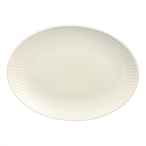 Блюдо овальное 33 см DALIA цв. кремовый