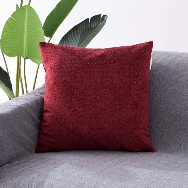 Наволочка 45 х 45 см Sofi de Marko Кристал бордо