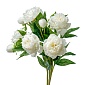 Искусственный цветок Пион 76 см MayBlummy белый