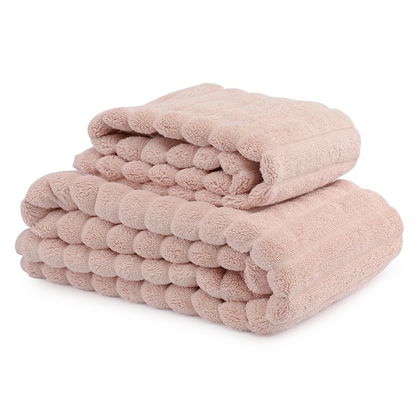 Полотенце для рук 50 х 90 см Waves Tkano Essential розовый