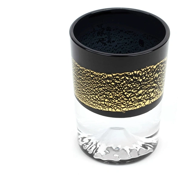 Рюмка Gold Leaf Fuli Chilled Sake Shot Glass Black  85 мл