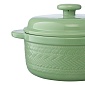 Кастрюля жаропрочная country mill, 1,9 л, светло-зеленая