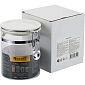 Банка для сыпучих продуктов с замком Regent inox Linea Desco 0,8л 