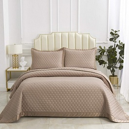 Комплект покрывало и наволочки 160 х 220 см Sofi de Marko Роксалана мокко