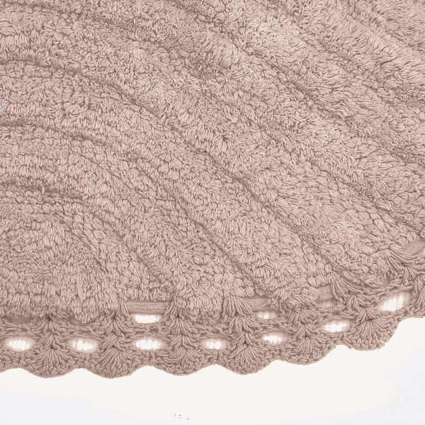 SIERRA (капучино) Коврик для ванной кружевной 60х100