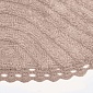SIERRA (капучино) Коврик для ванной кружевной 60х100