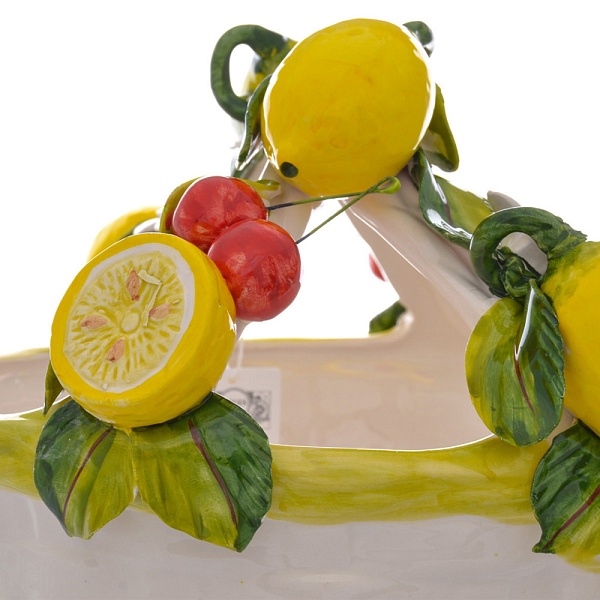 Корзина 33х28 см Orgia Лимоны
