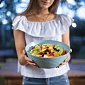 Миска с крышкой Guzzini Tierra 25 см зелёный