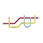 Вешалка Umbra Subway разноцветный