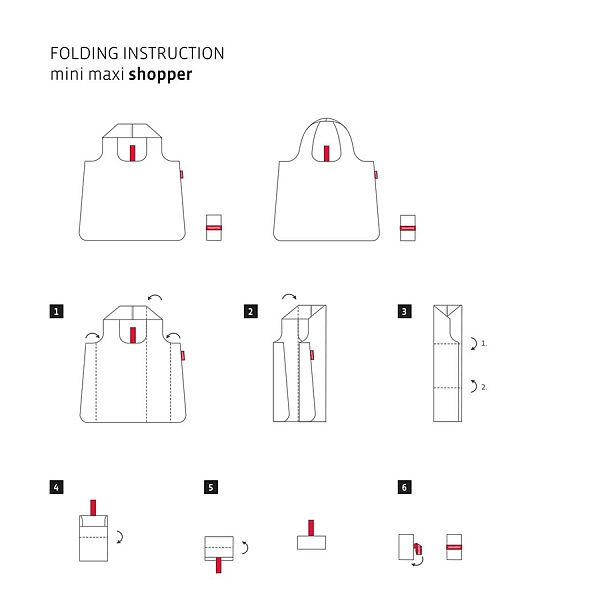 Сумка складная Reisenthel Mini Maxi Shopper batik strong blue