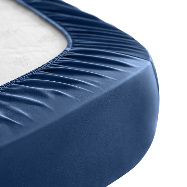 Простыня на резинке 160 х 200 х 25 см Soft Silver, круиз