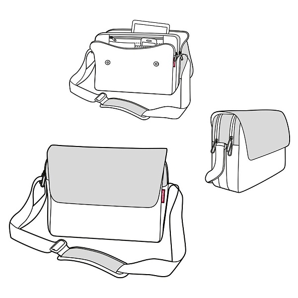 Сумка Reisenthel Courierbag 2 canvas grey