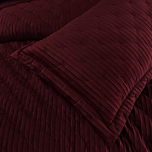 Комплект покрывало и наволочки 240 х 260 см Sofi de Marko Адажио бордо