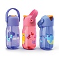 Бутылочка детская с силиконовой соломкой Zoku 415 мл фиолетовый