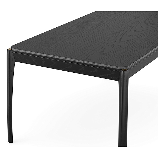 Стол кофейный aska, 50х90 см, черный
