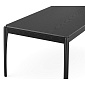Стол кофейный aska, 50х90 см, черный