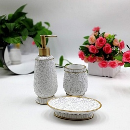 Набор аскессуаров для ванной Sofi de Marko №37 белый