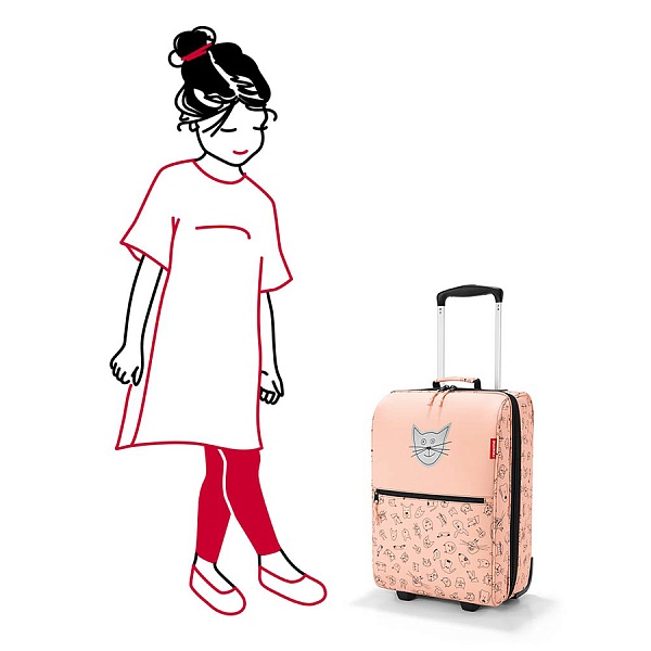 Чемодан детский Reisenthel Trolley Cats and Dogs rose