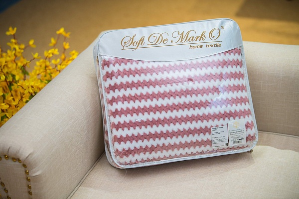 Покрывало 220 х 240 см Sofi de Marko Гринда пудра