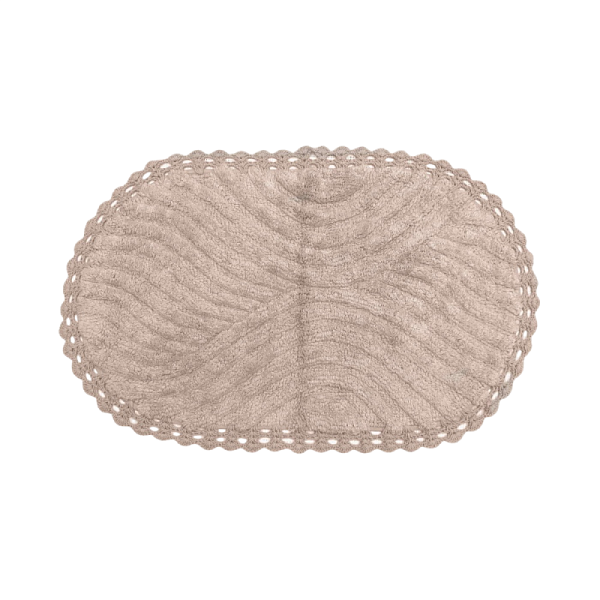 SIERRA (капучино) Коврик для ванной кружевной 60х100