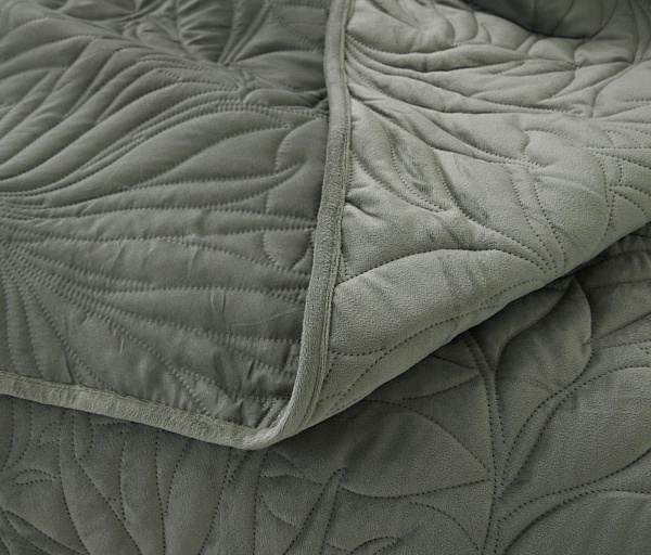 Комплект покрывало и наволочки 240 х 260 см Sofi de Marko Глория зелёный