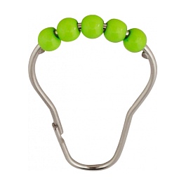 Кольца для штанги комплект 12 штук с зелёными шариками Ridder