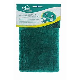 Насадка для швабры с гибкой головкой Green Line тёмно-зелёная