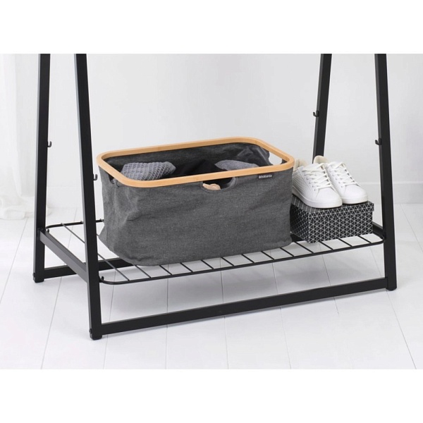 Складная корзина для белья 40 л Brabantia тёмно-серая