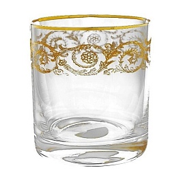 Набор стаканов для виски 0,28 л Rona Золотая коллекция, тонкое золото 6 шт.